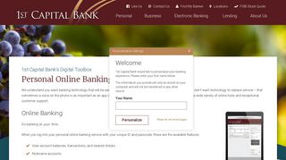 Online Banking from 1st Capital Bank (Monterey, CA)