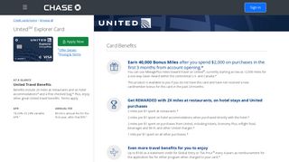 United Credit Card | Chase.com - Chase Credit Cards