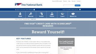 Credit Card | First National Bank