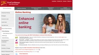 FirstCaribbean International Bank - Online Banking - CIBC.com