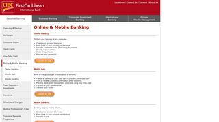 FirstCaribbean International Bank - Online & Mobile Banking - CIBC.com