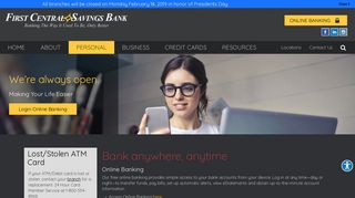 Bank anytime, anywhere | First Central Savings Bank