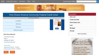 First Choice America Community Federal Credit Union - Wheeling, WV ...