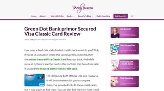 Green Dot Bank primor Secured Visa Classic Card Review - Beverly ...