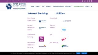 Internet Banking Logins - First Choice Credit Union