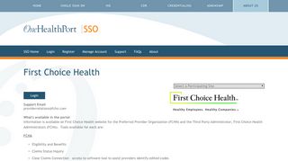 First Choice Health | One Health Port