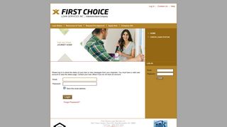 First Choice Loan Services Inc. : Login
