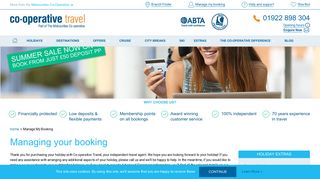 Manage My Booking - Cheap Holidays from Co-op Travel