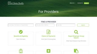 First Choice Health - For Providers