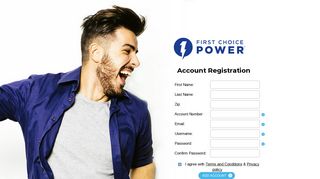 Register Your Account | First Choice Power