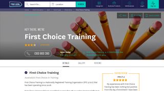First Choice Training in Molendinar, QLD, Adult Education - TrueLocal