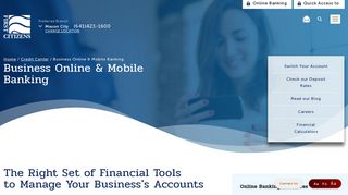 Business Online & Mobile Banking Services | First Citizens Bank