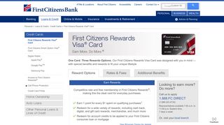 Rewards Credit Card | Earn Rewards | First Citizens Bank