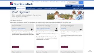 Visa Signature | First Citizens Bank