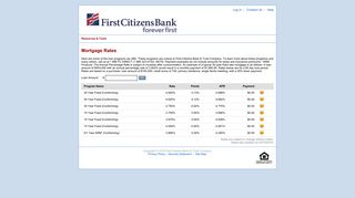 First-Citizens Bank & Trust Company - NMLS #503941 : Mortgage Rates
