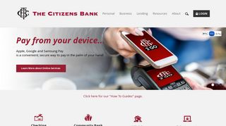 The Citizens Bank: Home