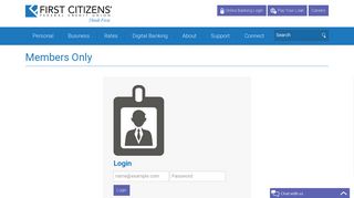 Members Only › First Citizens' Federal Credit Union