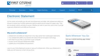 Electronic Statement › First Citizens' Federal Credit Union