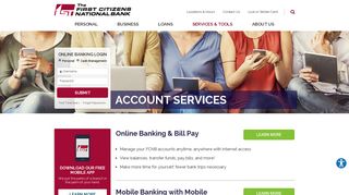 Account Services - The First Citizens National Bank