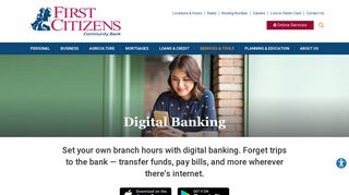 Digital Banking | First Citizens Community Bank | Mansfield, PA ...