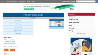First City Credit Union - Los Angeles, CA - Credit Unions Online