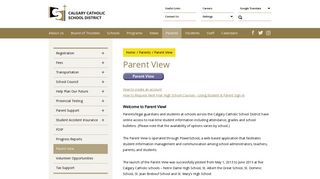 Parent View - CCSD