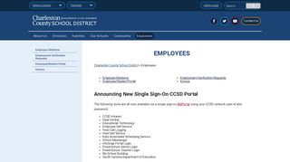 Employees - Charleston County School District