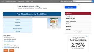 First Class Community Credit Union - West Des Moines, IA