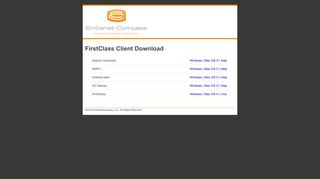 FirstClass Client Download | EmbanetCompass - Support Center