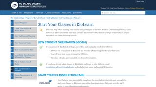 Start Your Classes in RioLearn | Rio Salado College