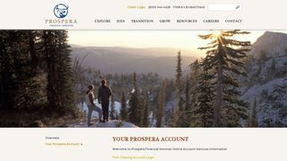 First Clearing - Your Prospera Account - Prospera Financial