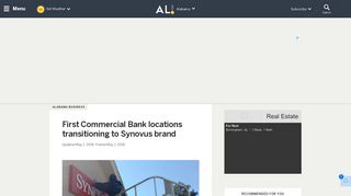 First Commercial Bank locations transitioning to Synovus brand | AL.com