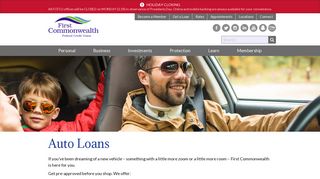 Auto Loans - First Commonwealth Federal Credit Union