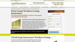First Comp Insurance Workers Compensation
