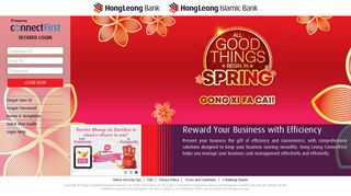 HongLeong ConnectFirst | Login - Hong Leong Bank Connect