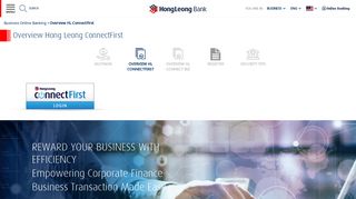 Hong Leong ConnectFirst - Hong Leong Bank