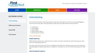 First Connecticut Credit Union - Online Banking