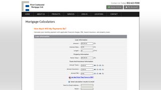 Your Mortgage Payment - Mortgage Calculators - First Continental ...