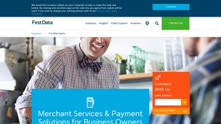 Merchant Services & Payment Solutions for Business Owners | First Data