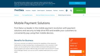 Mobile Payment Solutions for Credit Card Processing | First Data