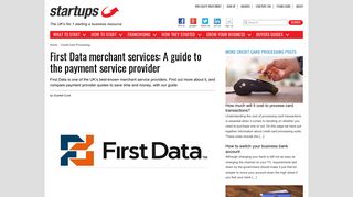 First Data UK: A guide | Compare merchant account quotes
