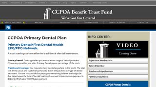 CCPOA Primary Dental - CCPOA Benefit Trust Fund