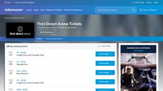 First Direct Arena, Leeds | Events & Tickets | Map, Travel & Seating Plan
