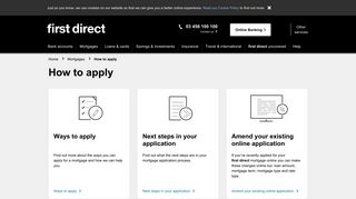 Applying for a Mortgage | first direct