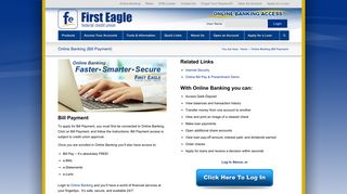Online Banking (Bill Payment) – First Eagle Federal Credit Union