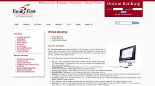 Family First Credit Union - Online Banking