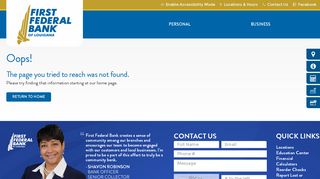 First Federal Bank of Louisiana - Personal Checking