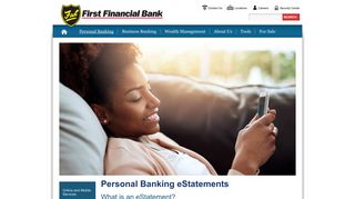 eStatement - First Financial Bank