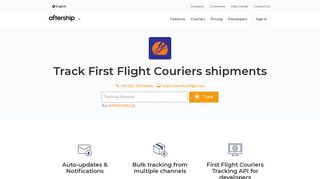 First Flight Couriers Tracking - AfterShip