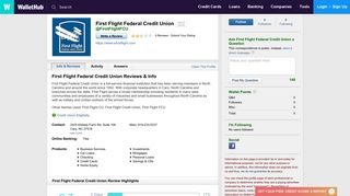 First Flight Federal Credit Union Reviews - WalletHub